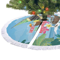 Tanzania Christmas Tree Skirt Heri ya Krismasi - Wonder Print Shop