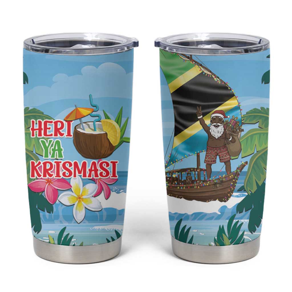 Tanzania Christmas Tumbler Cup Heri ya Krismasi - Wonder Print Shop