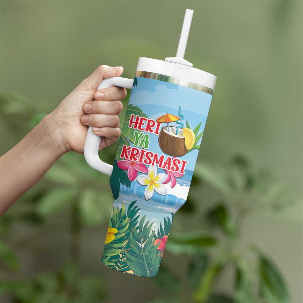 Tanzania Christmas Tumbler With Handle Heri ya Krismasi - Wonder Print Shop