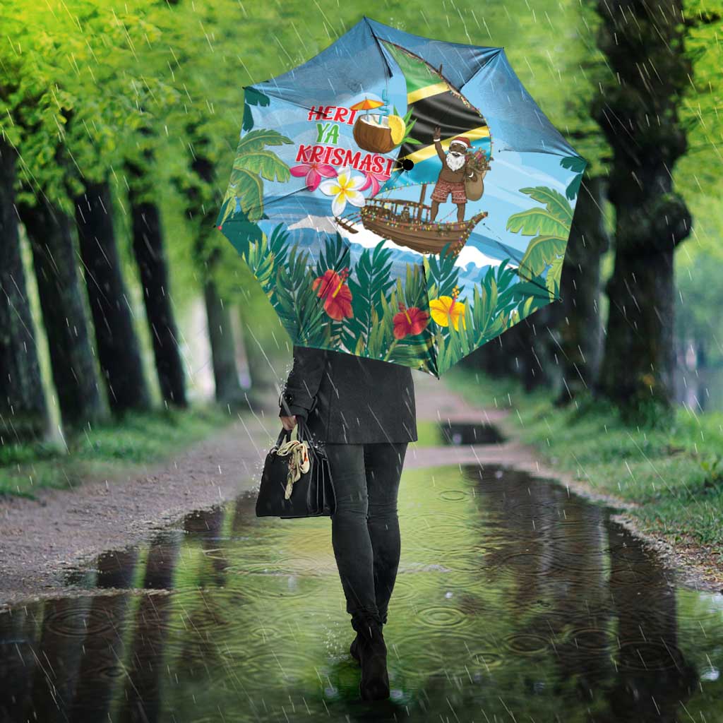 Tanzania Christmas Umbrella Heri ya Krismasi - Wonder Print Shop