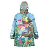 Tanzania Christmas Wearable Blanket Hoodie Heri ya Krismasi - Wonder Print Shop