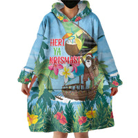Tanzania Christmas Wearable Blanket Hoodie Heri ya Krismasi - Wonder Print Shop