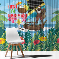 Tanzania Christmas Window Curtain Heri ya Krismasi - Wonder Print Shop