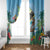 Tanzania Christmas Window Curtain Heri ya Krismasi - Wonder Print Shop