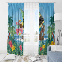 Tanzania Christmas Window Curtain Heri ya Krismasi - Wonder Print Shop