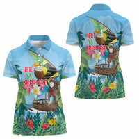 Tanzania Christmas Women Polo Shirt Heri ya Krismasi - Wonder Print Shop