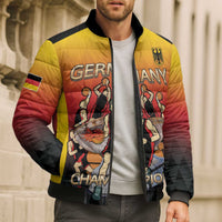 Custom Germany Basketball Bomber Puffer Jacket European Champions 2025 - Wonder Print Shop