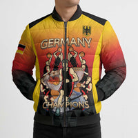 Custom Germany Basketball Bomber Puffer Jacket European Champions 2025 - Wonder Print Shop