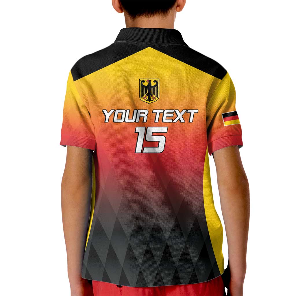 Custom Germany Basketball Kid Polo Shirt European Champions 2025 - Wonder Print Shop