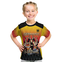 Custom Germany Basketball Kid T Shirt European Champions 2025 - Wonder Print Shop