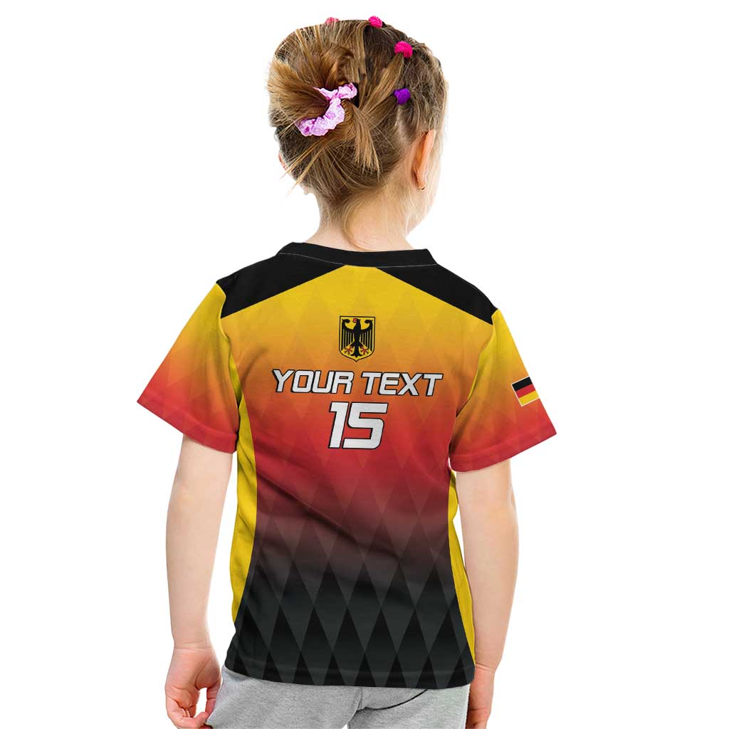 Custom Germany Basketball Kid T Shirt European Champions 2025 - Wonder Print Shop