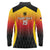 Custom Germany Basketball Long Sleeve Polo Shirt European Champions 2025 - Wonder Print Shop