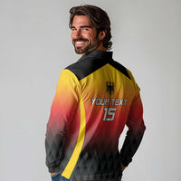 Custom Germany Basketball Long Sleeve Polo Shirt European Champions 2025 - Wonder Print Shop