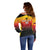 Custom Germany Basketball Off Shoulder Sweater European Champions 2025 - Wonder Print Shop