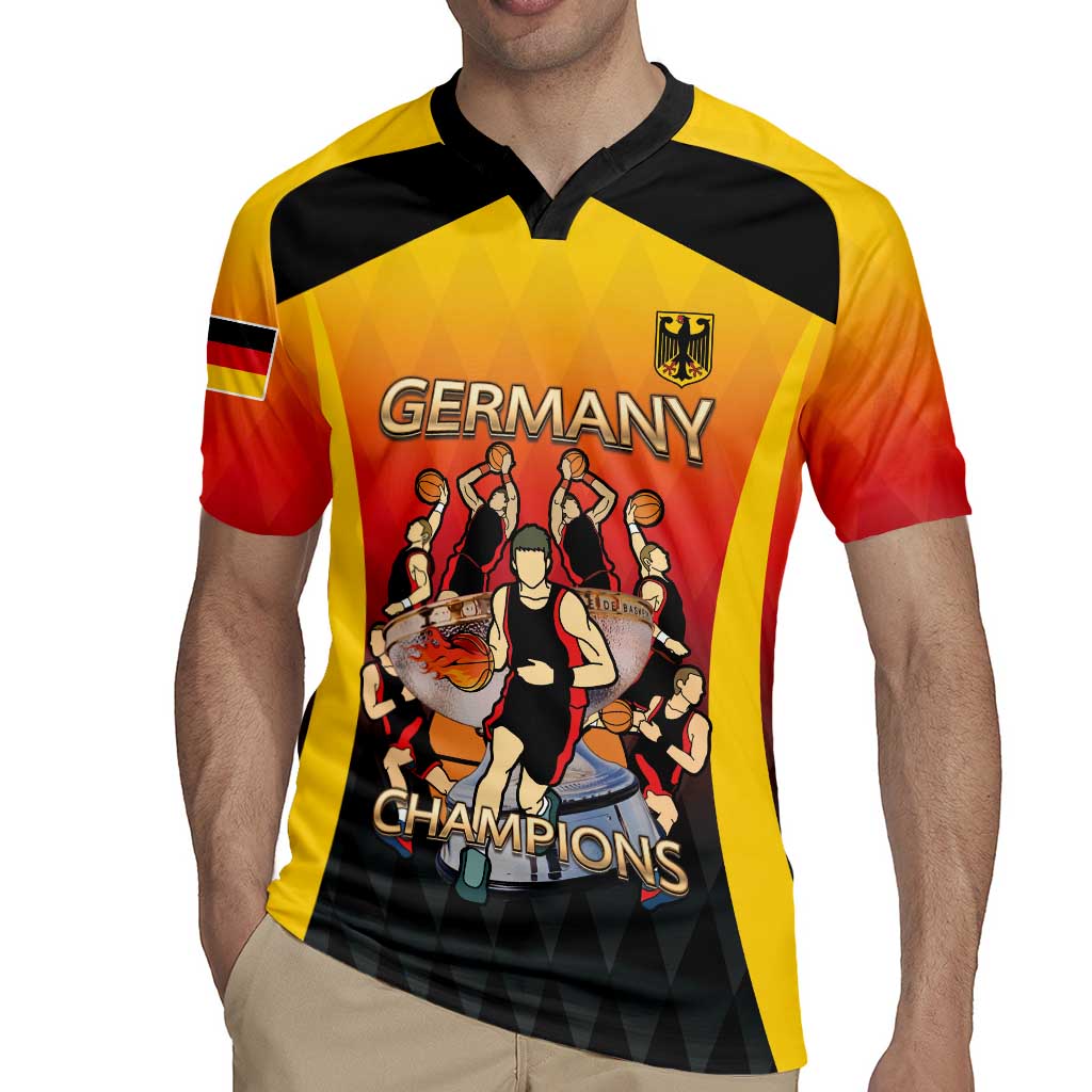 Custom Germany Basketball Rugby Jersey European Champions 2025 - Wonder Print Shop