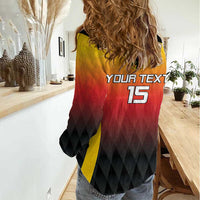 Custom Germany Basketball Women Casual Shirt European Champions 2025 - Wonder Print Shop