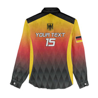 Custom Germany Basketball Women Casual Shirt European Champions 2025 - Wonder Print Shop