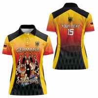 Custom Germany Basketball Women Polo Shirt European Champions 2025 - Wonder Print Shop