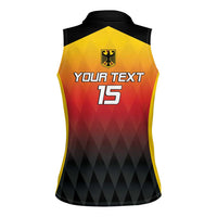 Custom Germany Basketball Women Sleeveless Polo Shirt European Champions 2025 - Wonder Print Shop