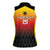 Custom Germany Basketball Women Sleeveless Polo Shirt European Champions 2025 - Wonder Print Shop