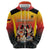 Custom Germany Basketball Zip Hoodie European Champions 2025 - Wonder Print Shop