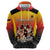 Custom Germany Basketball Zip Hoodie European Champions 2025 - Wonder Print Shop