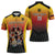 Custom Germany Basketball Zipper Polo Shirt European Champions 2025 - Wonder Print Shop