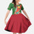 Suriname Independence Day Family Matching Summer Maxi Dress and Hawaiian Shirt Coat Of Arms With Lesser Kiskadee - Wonder Print Shop