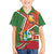 Suriname Independence Day Family Matching Summer Maxi Dress and Hawaiian Shirt Coat Of Arms With Lesser Kiskadee - Wonder Print Shop