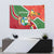 Suriname Independence Day Tapestry Coat Of Arms With Lesser Kiskadee - Wonder Print Shop