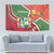 Suriname Independence Day Tapestry Coat Of Arms With Lesser Kiskadee - Wonder Print Shop