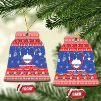 Slovenia Christmas Ceramic Ornament Coat Of Arms Vesel Bozic - Wonder Print Shop