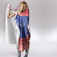 Slovenia Christmas Hooded Blanket Coat Of Arms Vesel Bozic