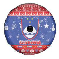 Slovenia Christmas Spare Tire Cover Coat Of Arms Vesel Bozic - Wonder Print Shop