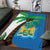 Personalised Sierra Leone Area Rug Coat Of Arms With Flag Map - Wonder Print Shop