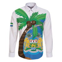 Personalised Sierra Leone Family Matching Tank Maxi Dress and Hawaiian Shirt Coat Of Arms With Flag Map - Wonder Print Shop