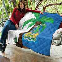 Personalised Sierra Leone Quilt Coat Of Arms With Flag Map - Wonder Print Shop