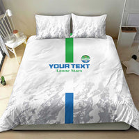 Custom Sierra Leone Football Bedding Set Go Leone Stars - Wonder Print Shop