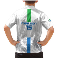 Custom Sierra Leone Football Family Matching Mermaid Dress and Hawaiian Shirt Go Leone Stars - Wonder Print Shop