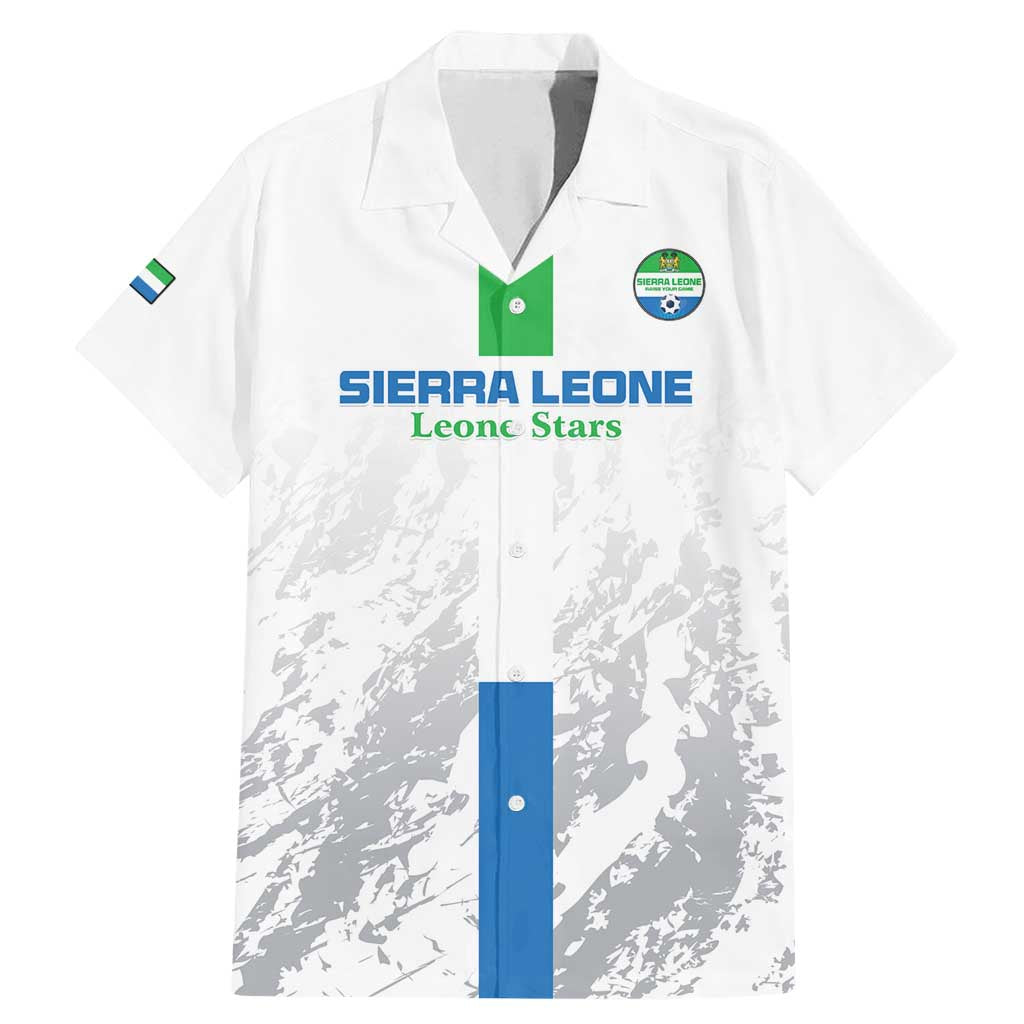 Custom Sierra Leone Football Family Matching Mermaid Dress and Hawaiian Shirt Go Leone Stars - Wonder Print Shop