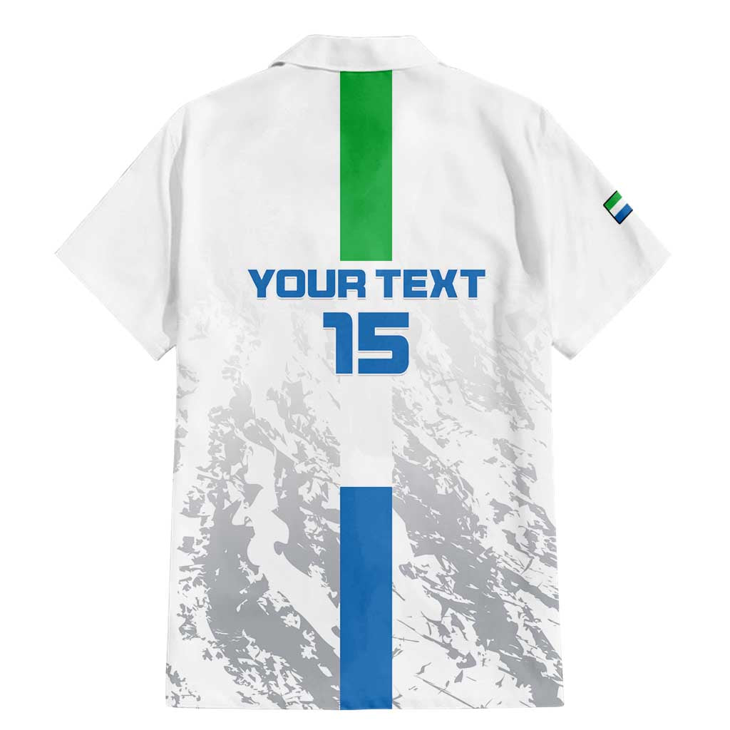 Custom Sierra Leone Football Family Matching Mermaid Dress and Hawaiian Shirt Go Leone Stars - Wonder Print Shop