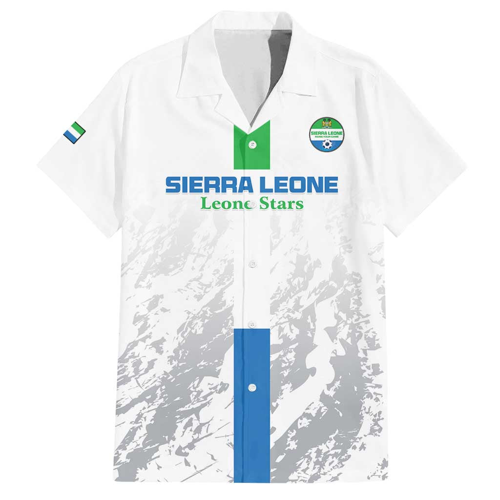 Custom Sierra Leone Football Family Matching Puletasi and Hawaiian Shirt Go Leone Stars - Wonder Print Shop