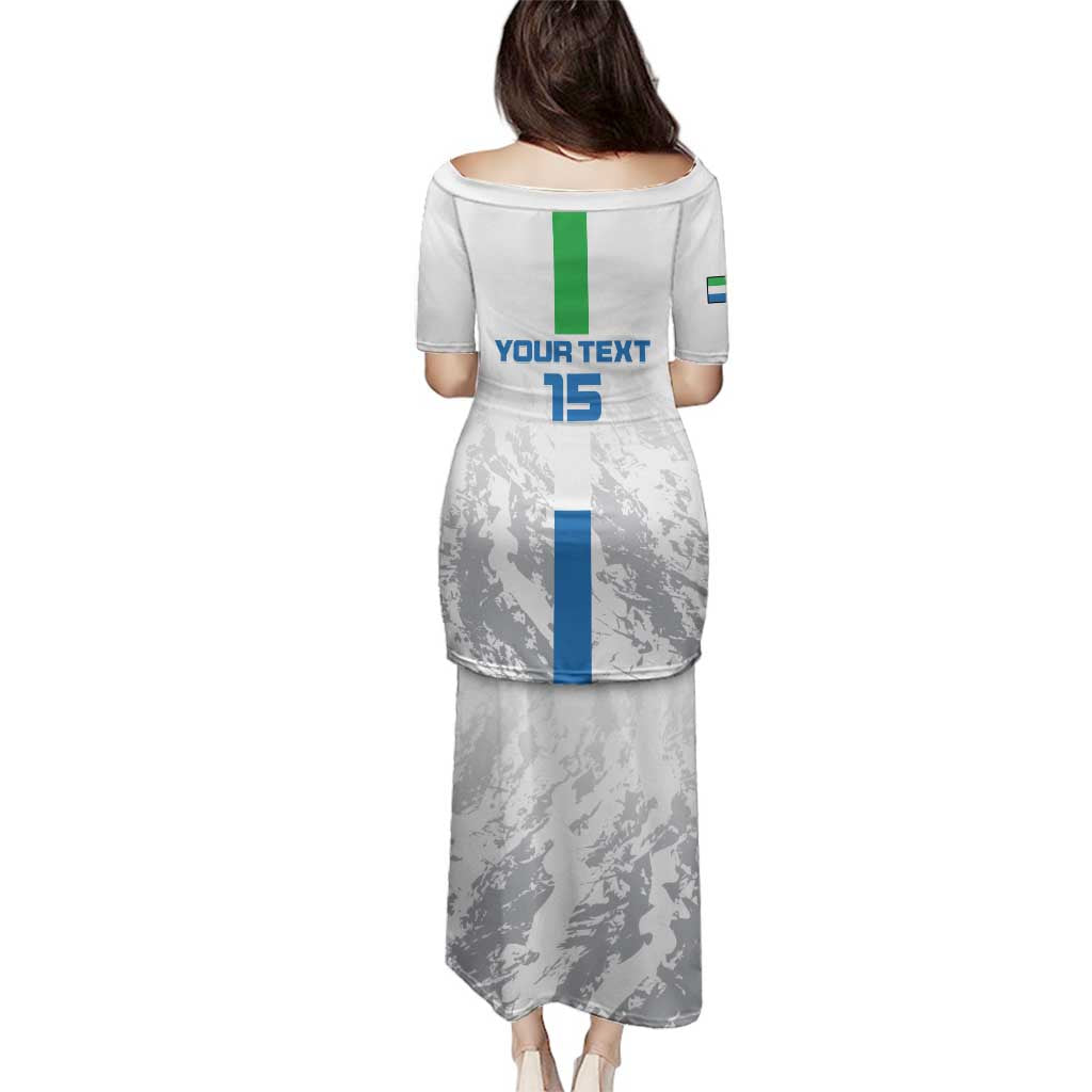 Custom Sierra Leone Football Family Matching Puletasi and Hawaiian Shirt Go Leone Stars - Wonder Print Shop