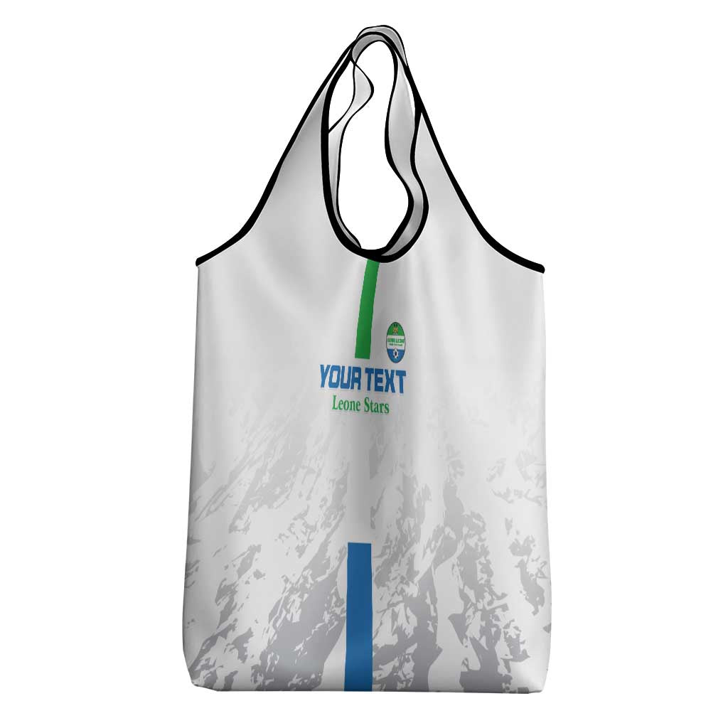 Custom Sierra Leone Football Grocery Bag Go Leone Stars