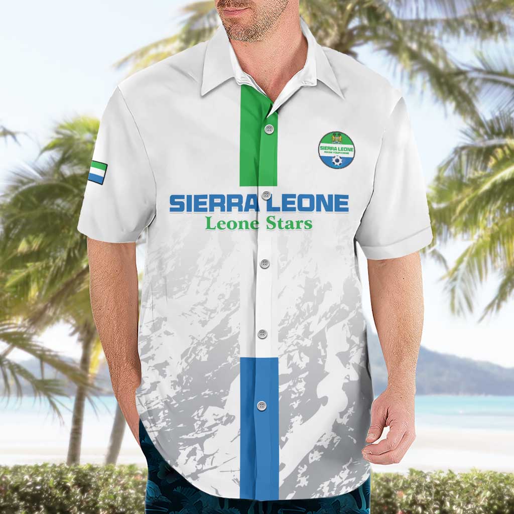 Custom Sierra Leone Football Hawaiian Shirt Go Leone Stars - Wonder Print Shop