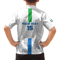 Custom Sierra Leone Football Kid Hawaiian Shirt Go Leone Stars - Wonder Print Shop