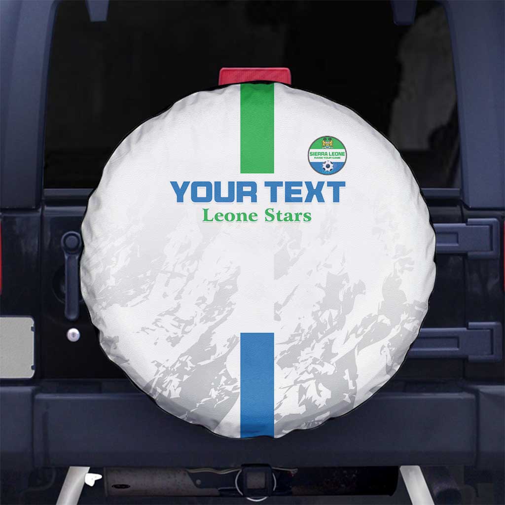 Custom Sierra Leone Football Spare Tire Cover Go Leone Stars - Wonder Print Shop