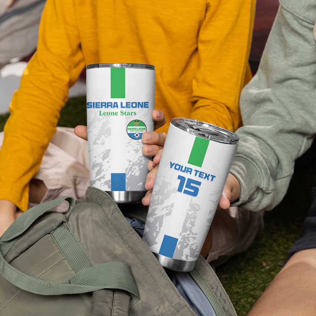 Custom Sierra Leone Football Tumbler Cup Go Leone Stars - Wonder Print Shop