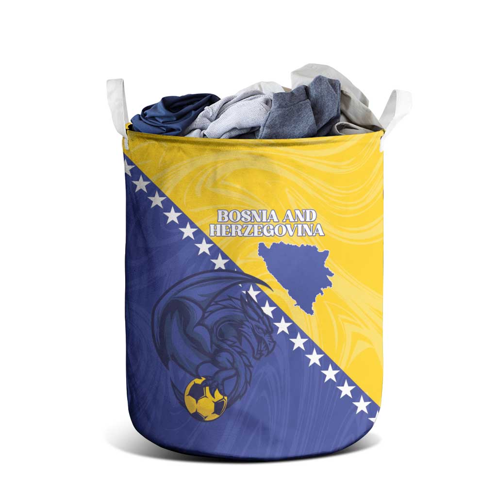 Bosnia and Herzegovina Football 2026 Laundry Basket The Dragons Of Europe - Wonder Print Shop