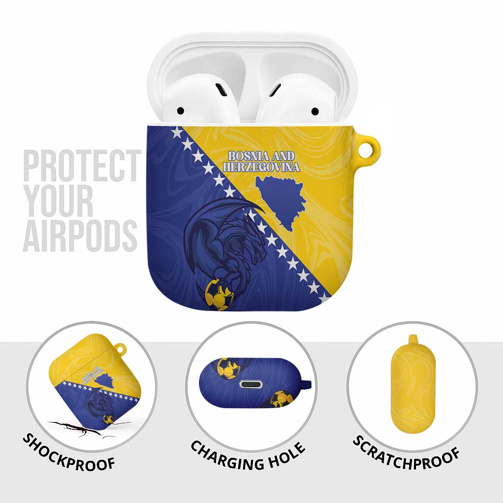 Bosnia and Herzegovina Football 2026 AirPods Case The Dragons Of Europe - Wonder Print Shop